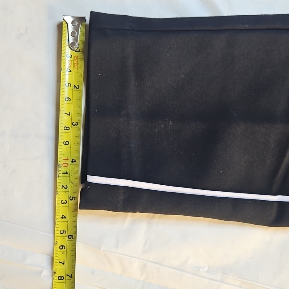 Zara Basic Collection Black Straight Leg Cropped … - image 2